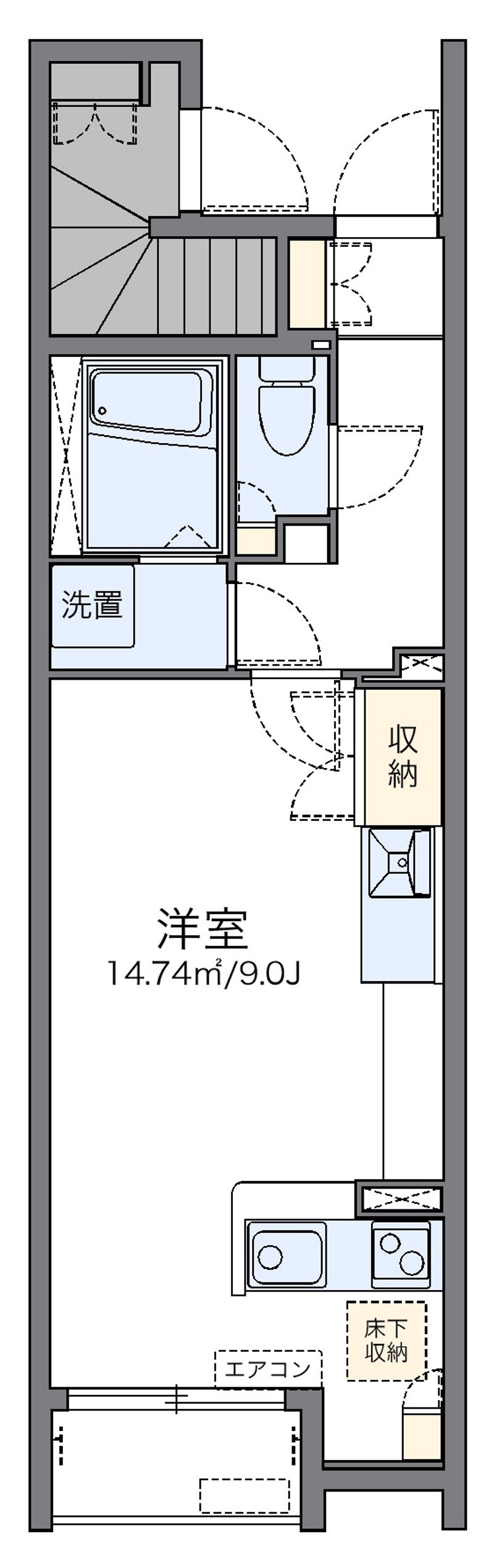 レオネクストポムールⅡ 間取図