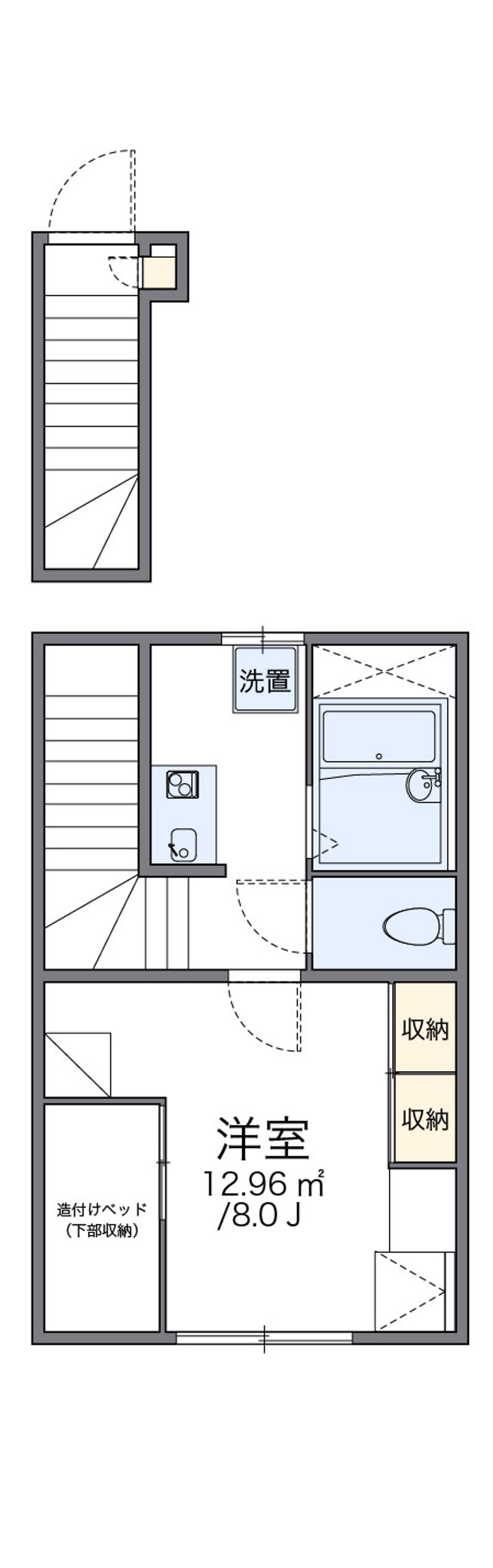 レオパレス８８ 間取図