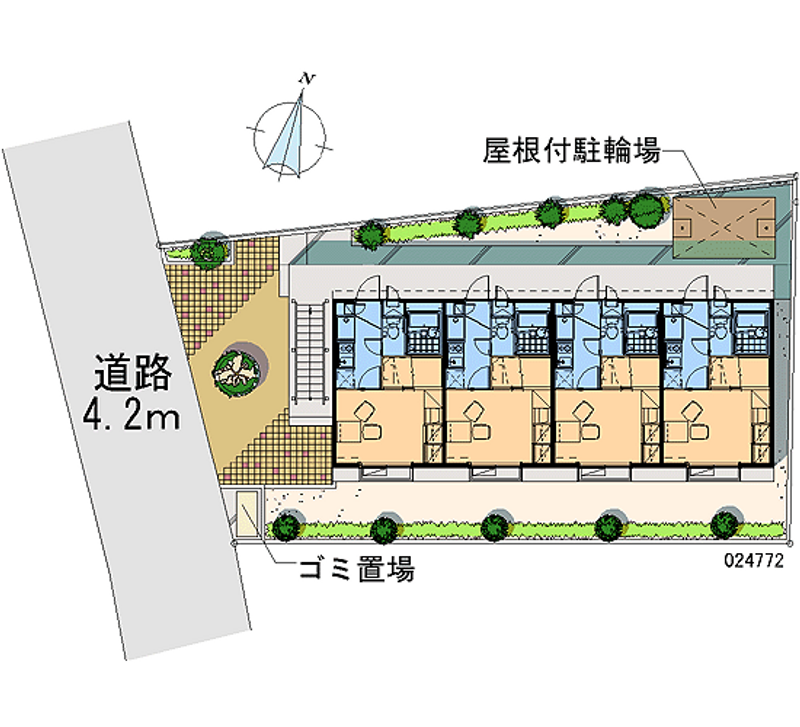 レオパレス太陽 区画図