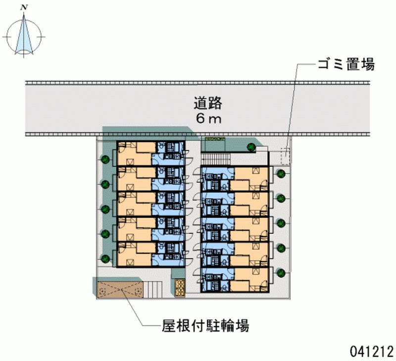 レオパレスティック　ヒル 区画図