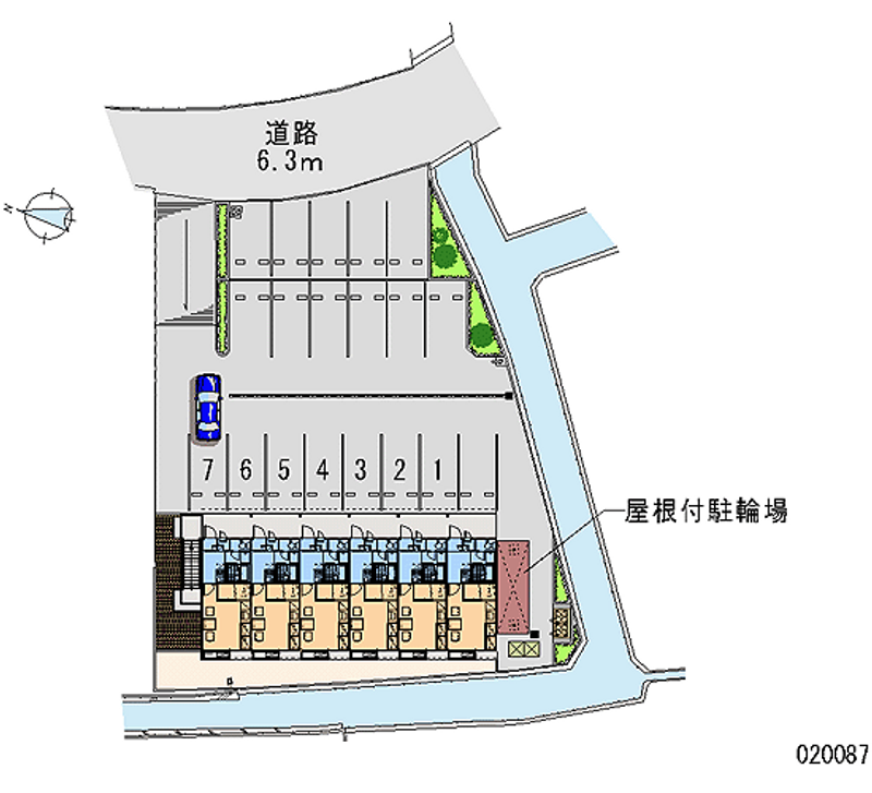 20087 Monthly parking lot