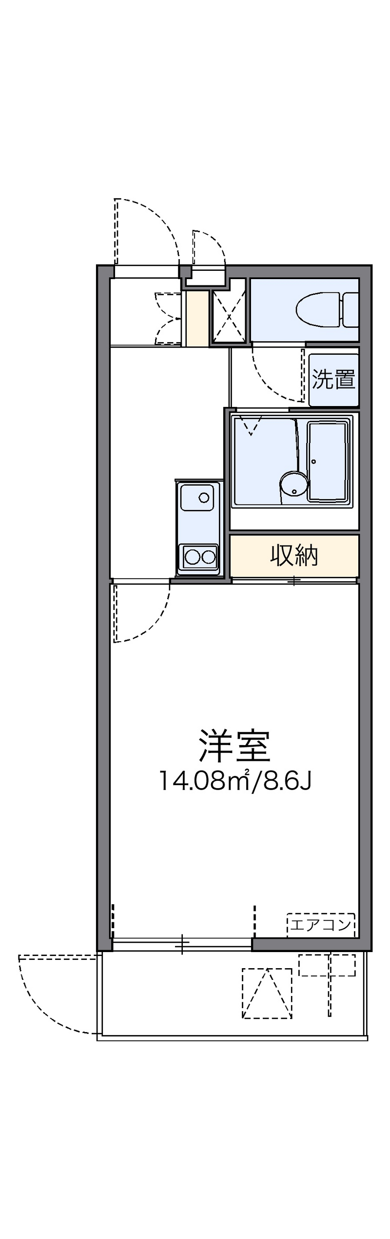 レオネクストＩＭＰＵＬⅥ 間取り