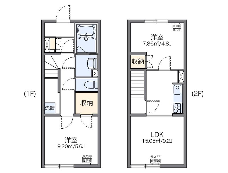 レオネクストＭＩＳＡＫＩ 間取図