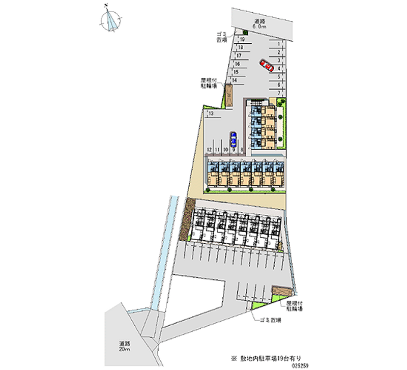 25259 Monthly parking lot