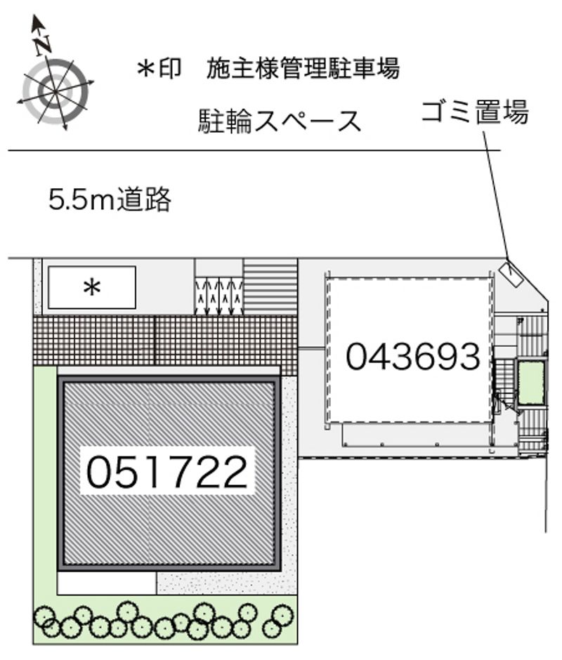 レオネクストウィステリアⅢ 配置図