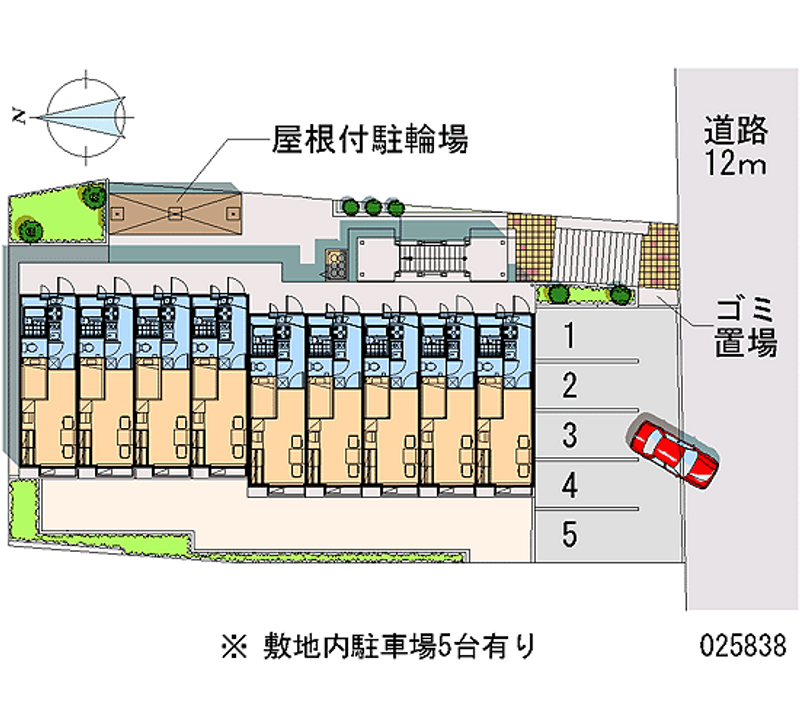 レオパレスディアコートＳ 月極駐車場