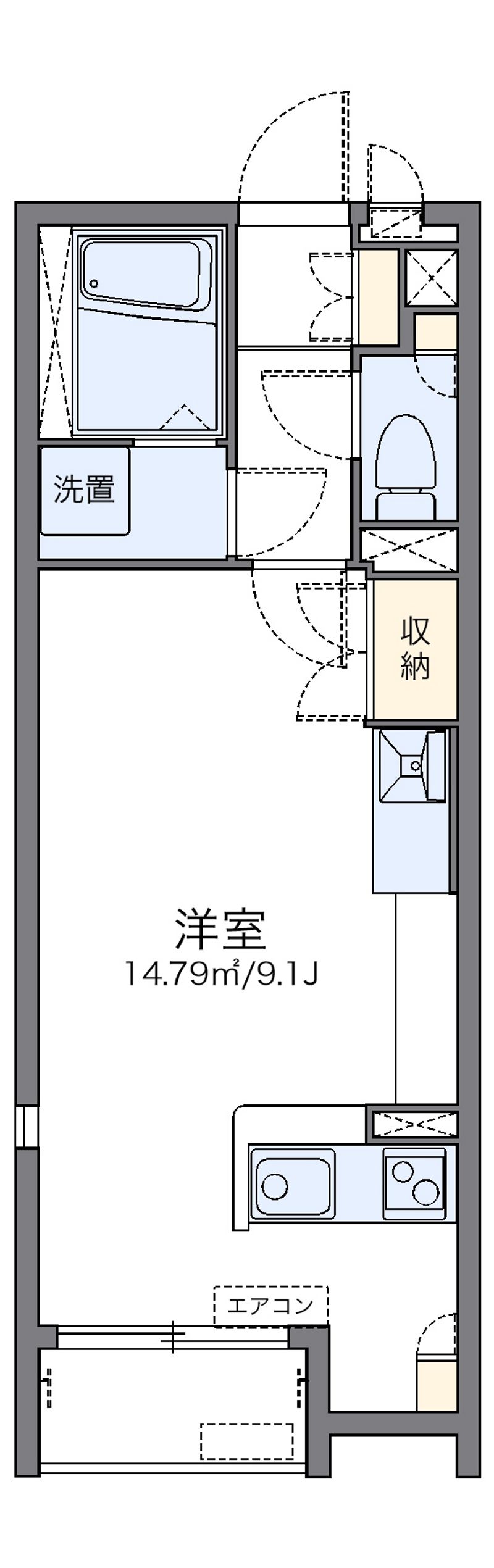 レオネクストスノーホワイト 間取図