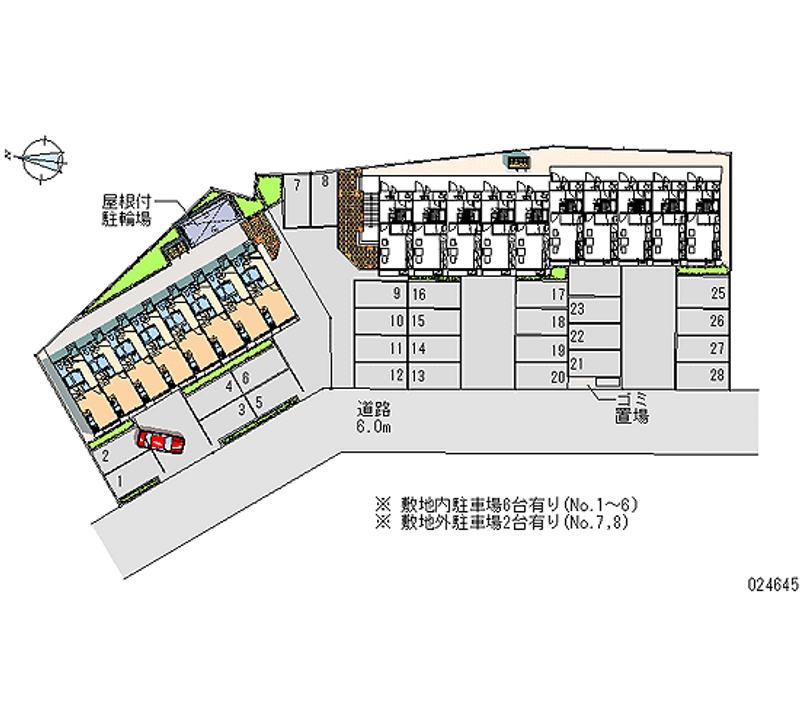 24645 Monthly parking lot