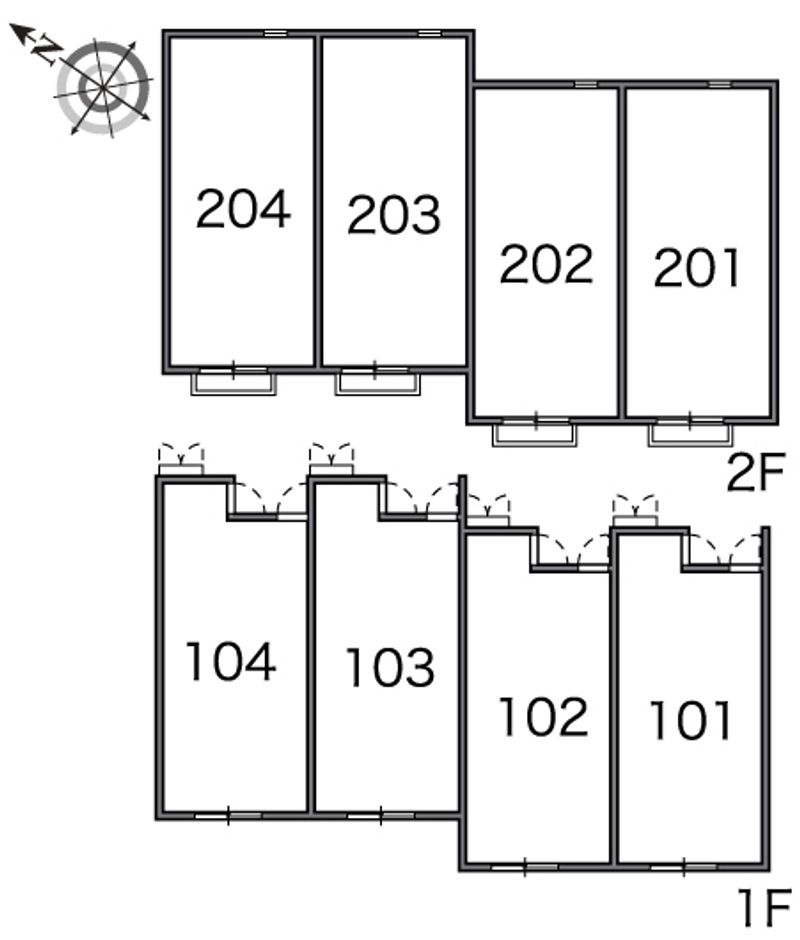 レオネクストブラウベルク 間取り配置図