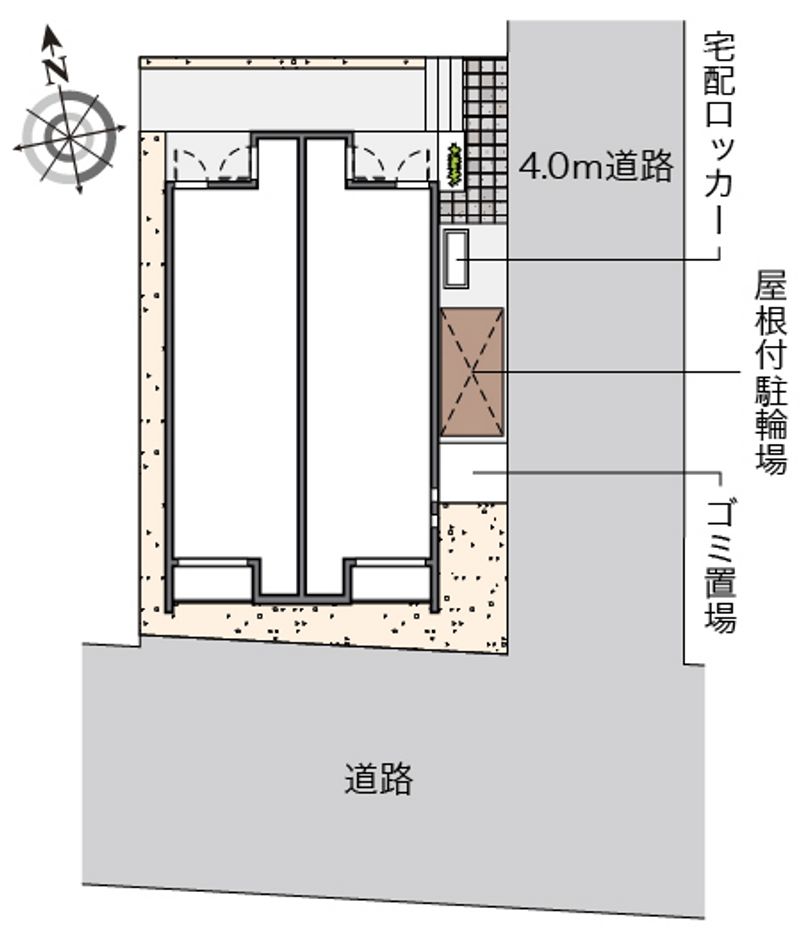 クレイノ青柳 配置図