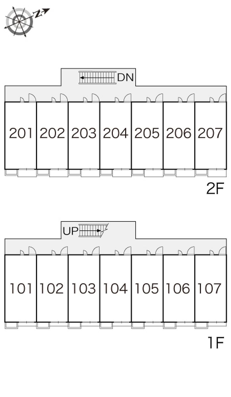 レオパレス１９９９ 間取配置図