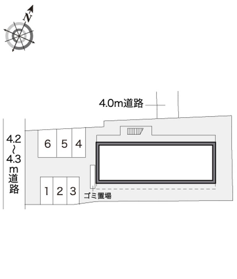 レオパレス俊 配置図