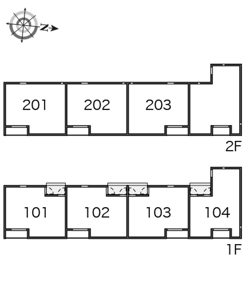 ミランダグリーンビレッジⅢ 間取配置図