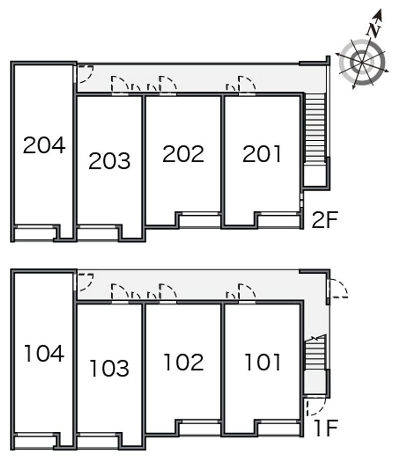 クレイノエスペランサ 間取り配置図