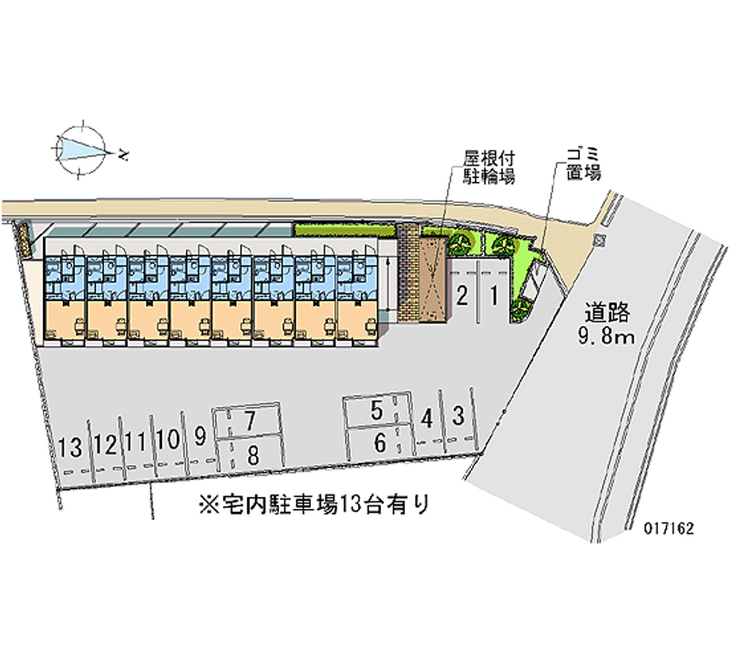 17162月租停车场