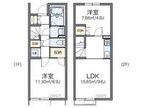 レオネクスト八代福正Ⅱ 間取り図