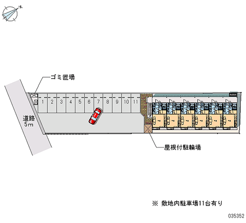 35352 Monthly parking lot