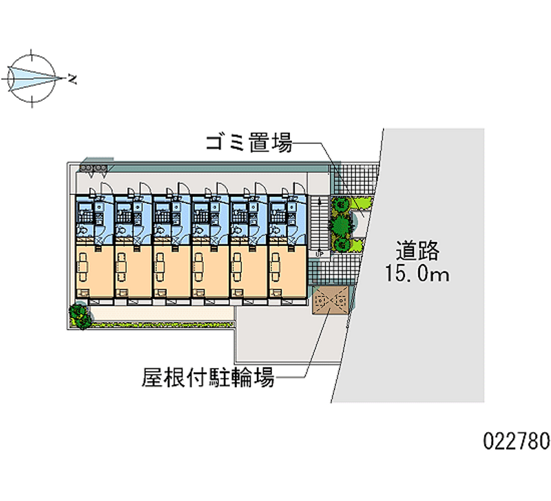 レオパレスコンフォート 区画図