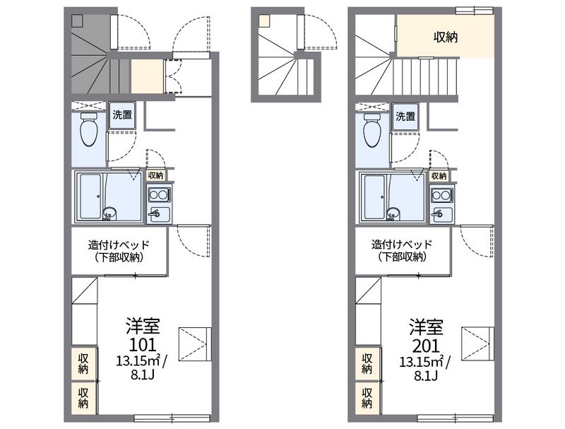 レオパレスグランデ 間取図