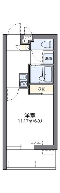 レオパレスヒルサイド松尾Ⅰ 間取り図