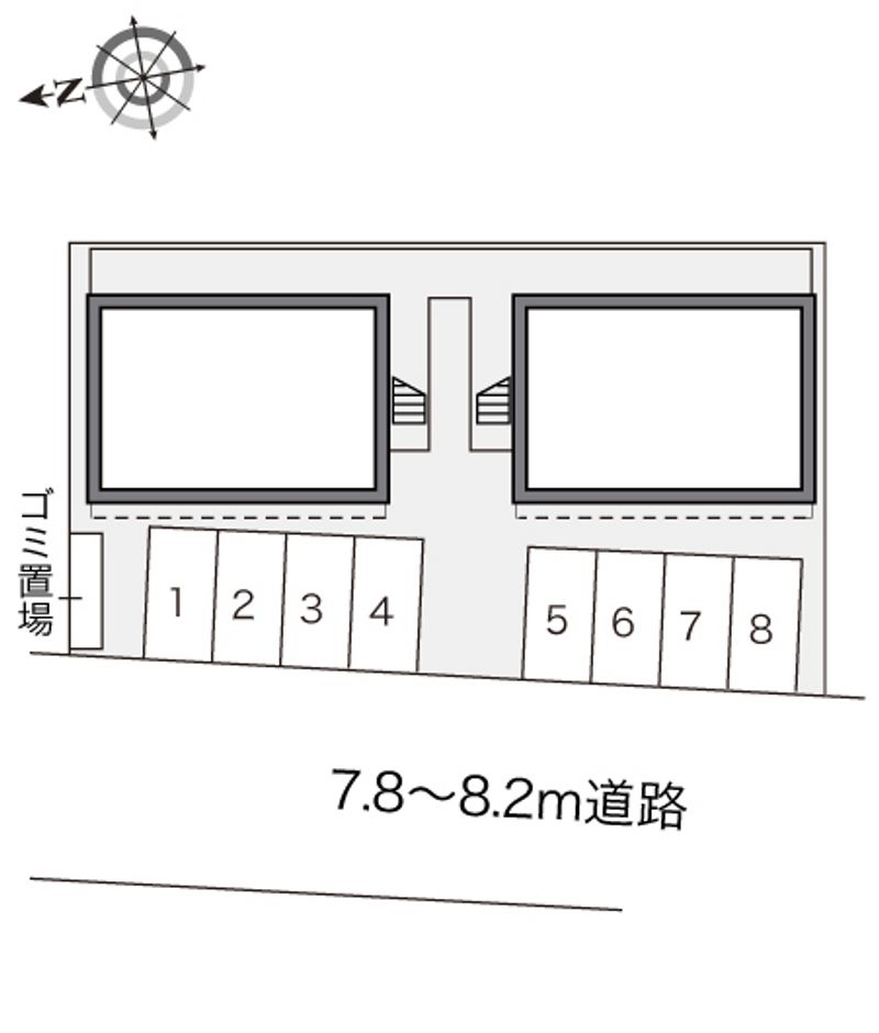 レオパレス博多南駅ＳＫ 駐車場
