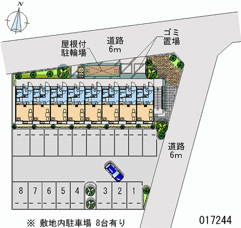 17244 Monthly parking lot