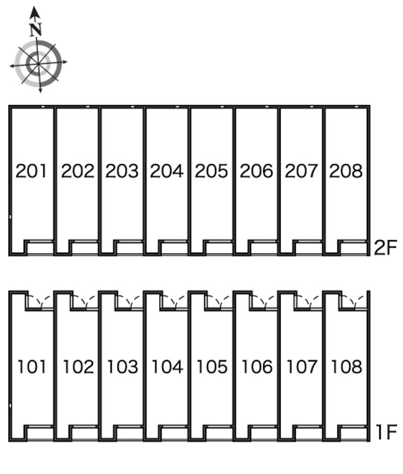 レオネクストＮ１ 間取配置図