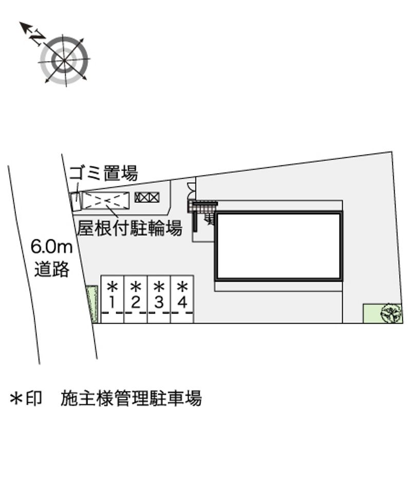 レオパレスサザンカ 配置図