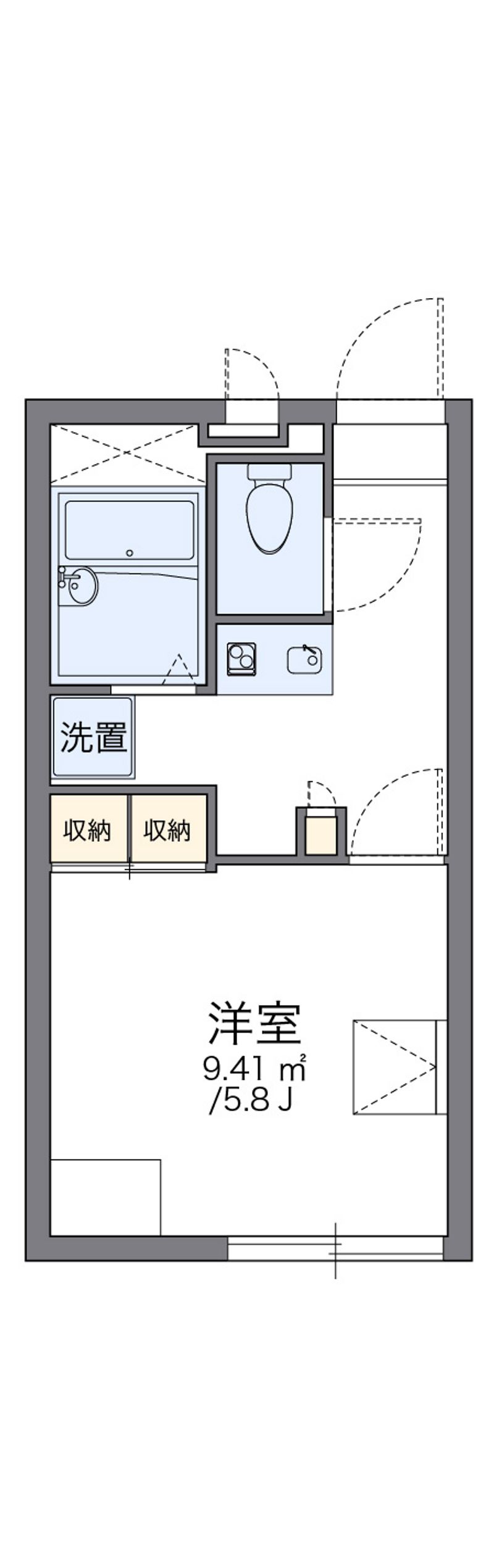 レオパレス輝 間取図