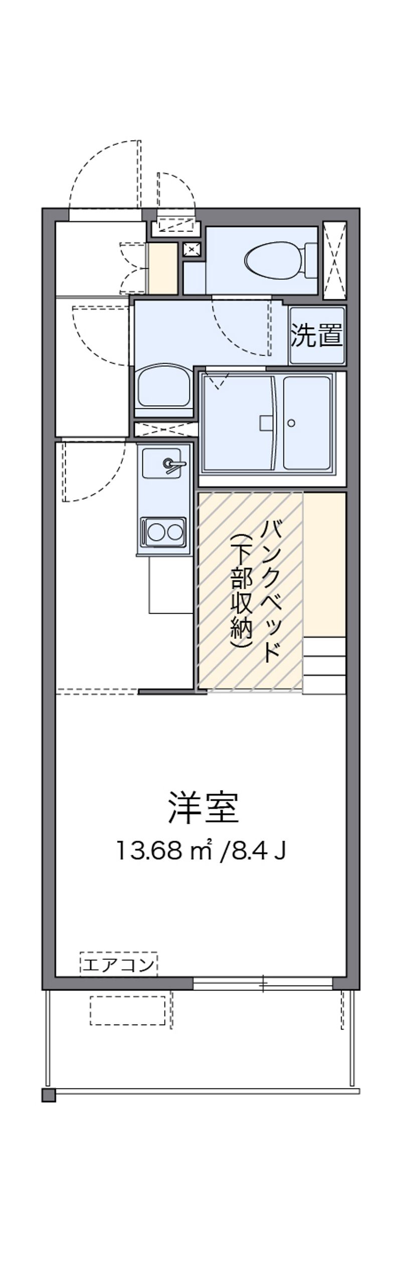 ミランダキャッスル 間取図