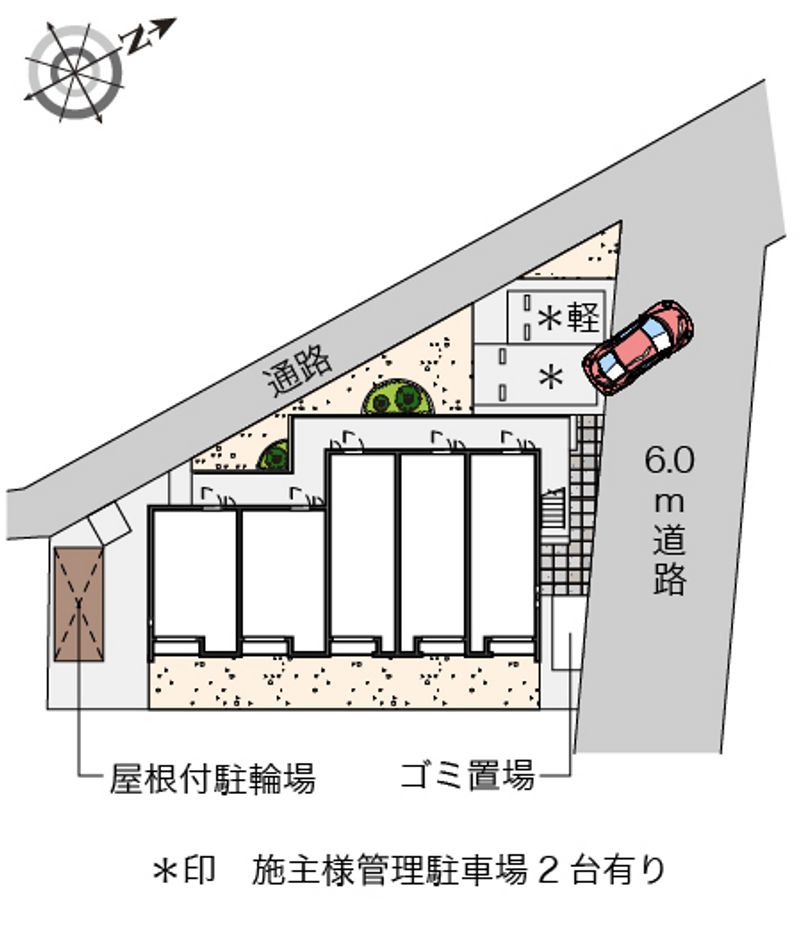 クレイノレイラ 配置図