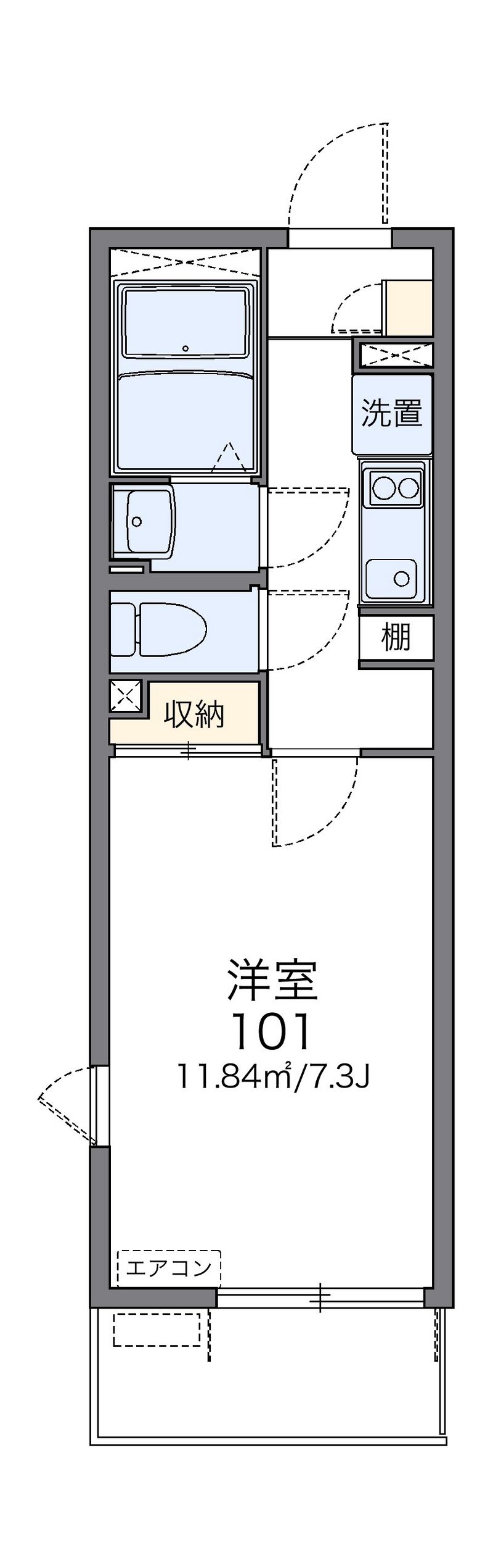 レオネクストみやび大宮 間取図