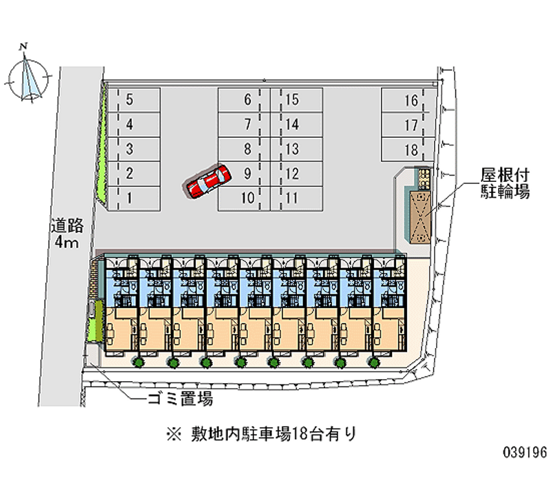 39196 Monthly parking lot