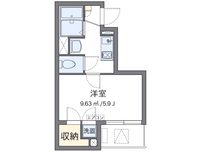 クレイノＫＯＭＯＨＡＮＡ 間取り図