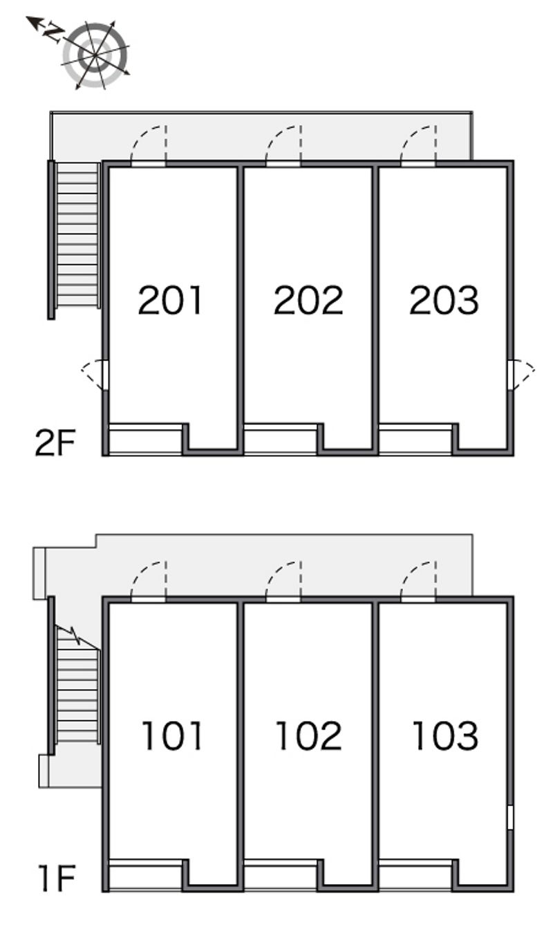 レオネクストクラーク蕨 間取り配置図