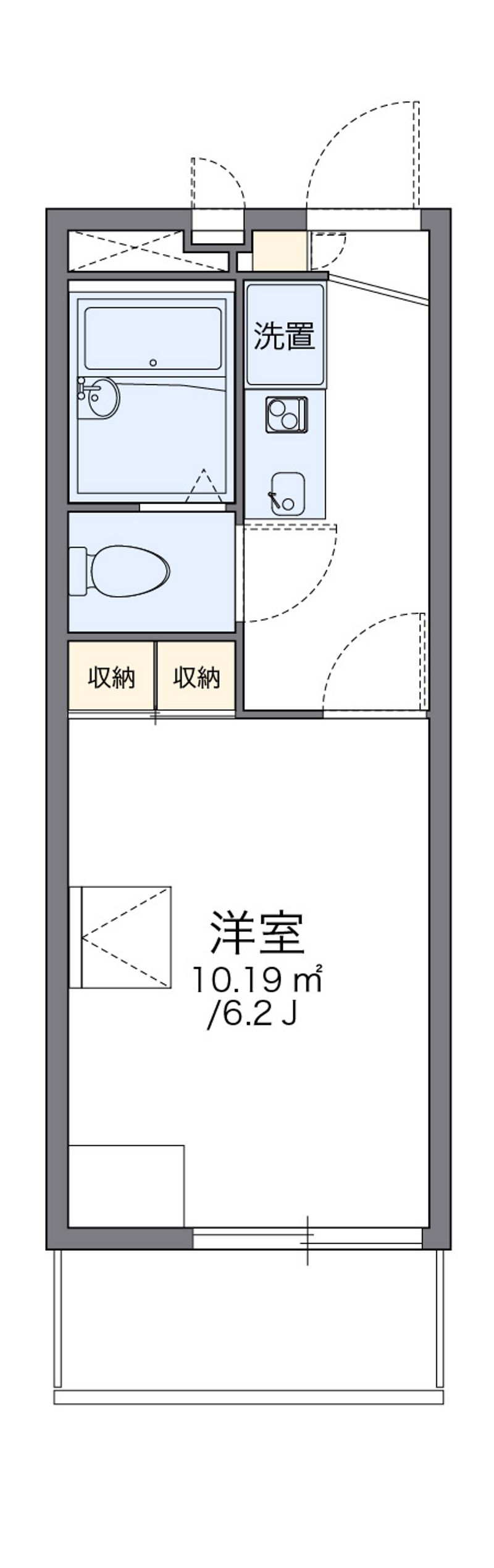 レオパレスクリスタ住吉 間取り