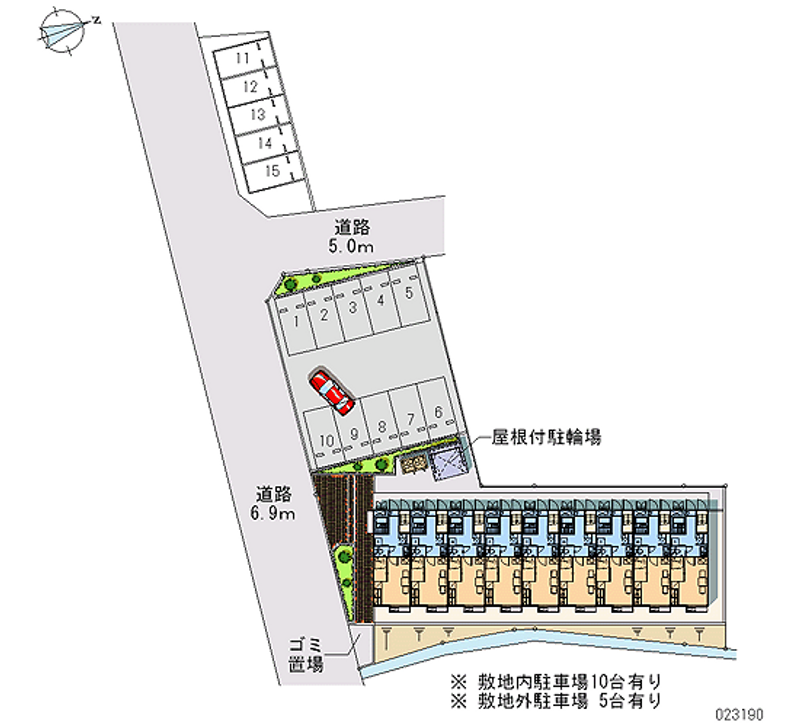 23190月租停车场