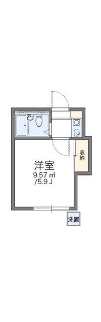 レオパレス浜川崎第１ 間取り図