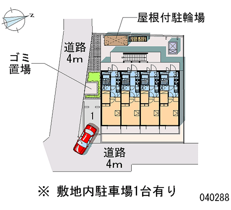 レオパレスひめこぶし 月極駐車場