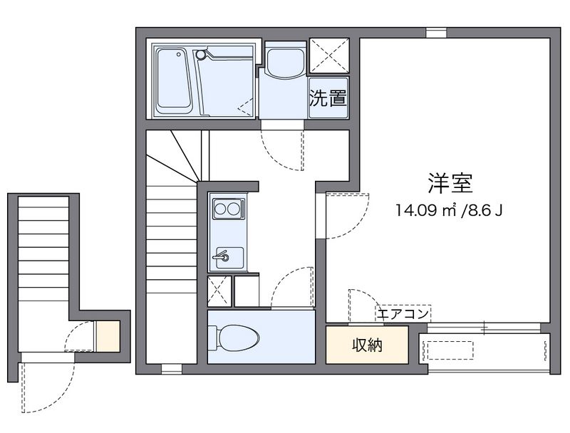 クレイノ中野 間取り