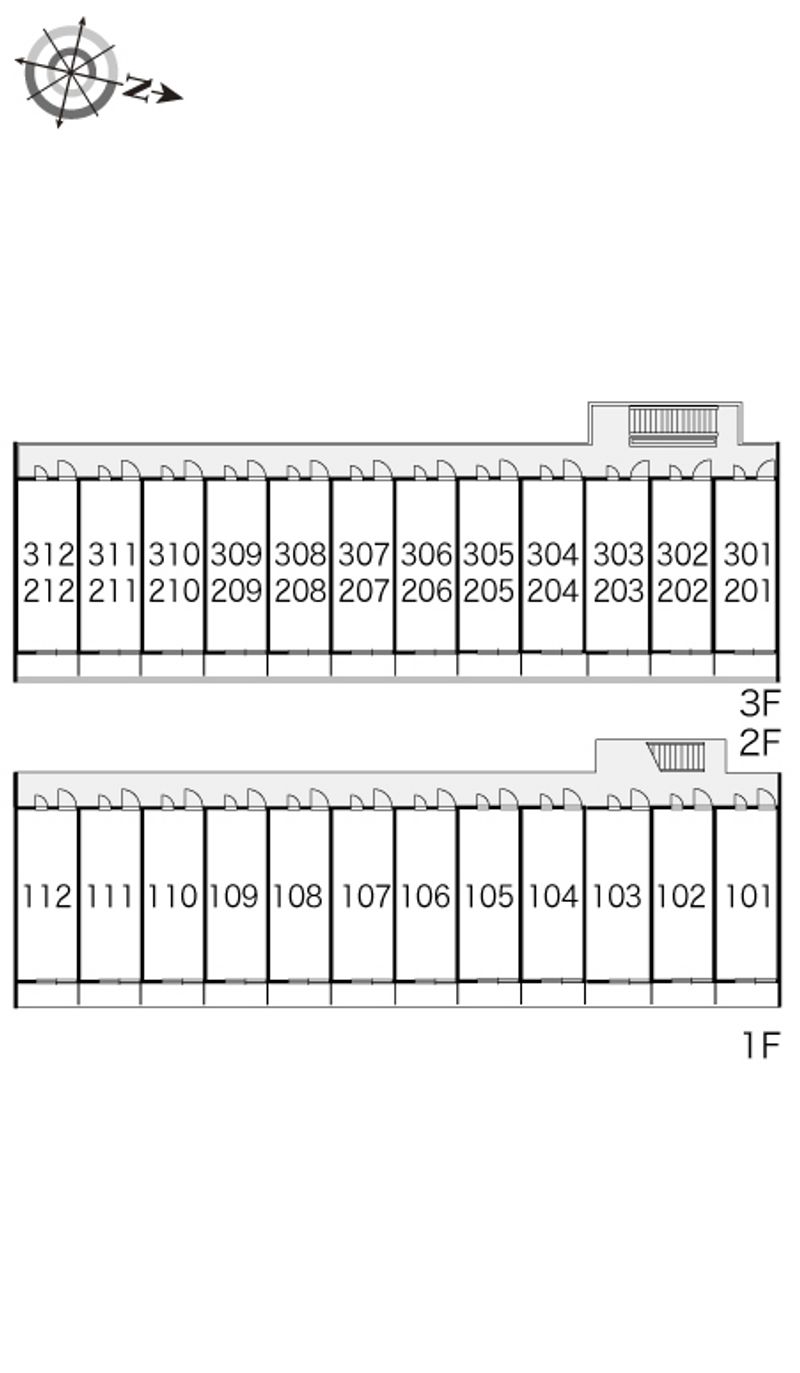 レオパレストリド 間取配置図