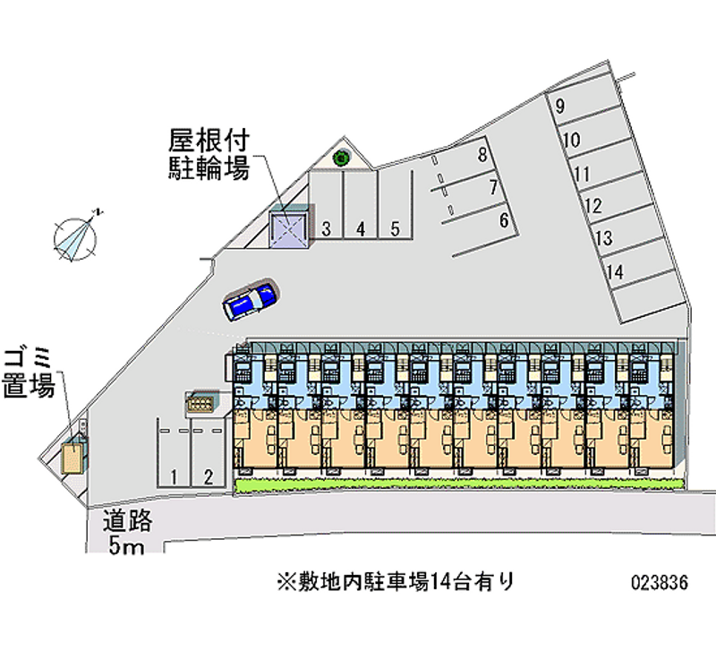 23836月租停車場