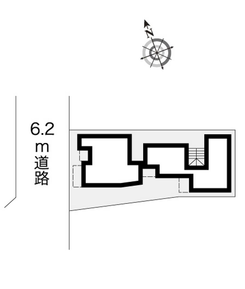レオパレスＲＸ早稲田第２ 配置図
