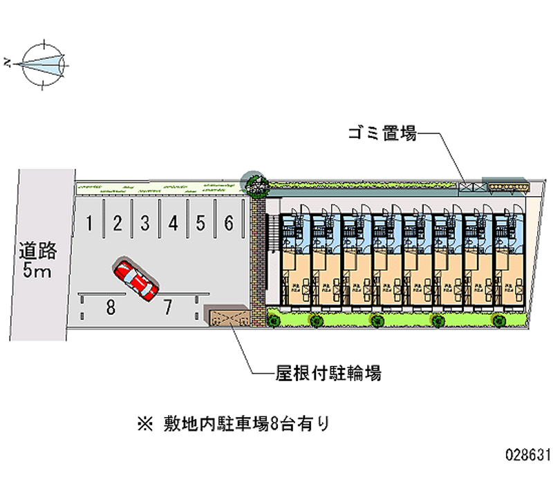 28631 Monthly parking lot