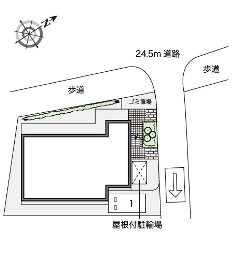 レオパレスＫｏｓｕｃａ　０９ 配置図