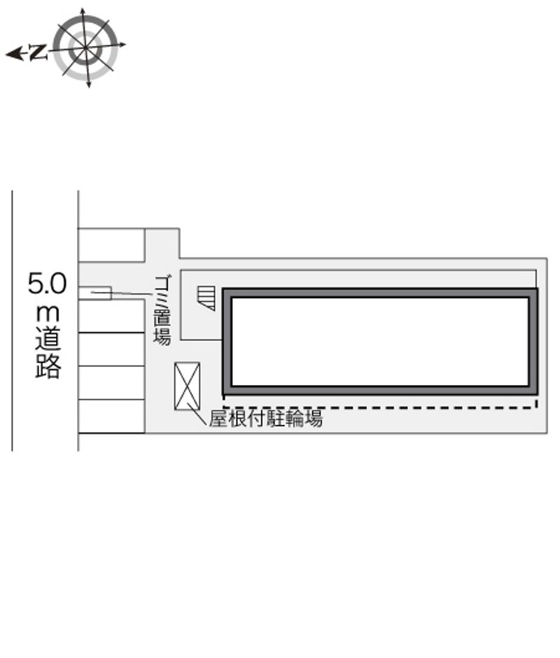 レオパレスジュネス　Ｍ　Ｋ 配置図
