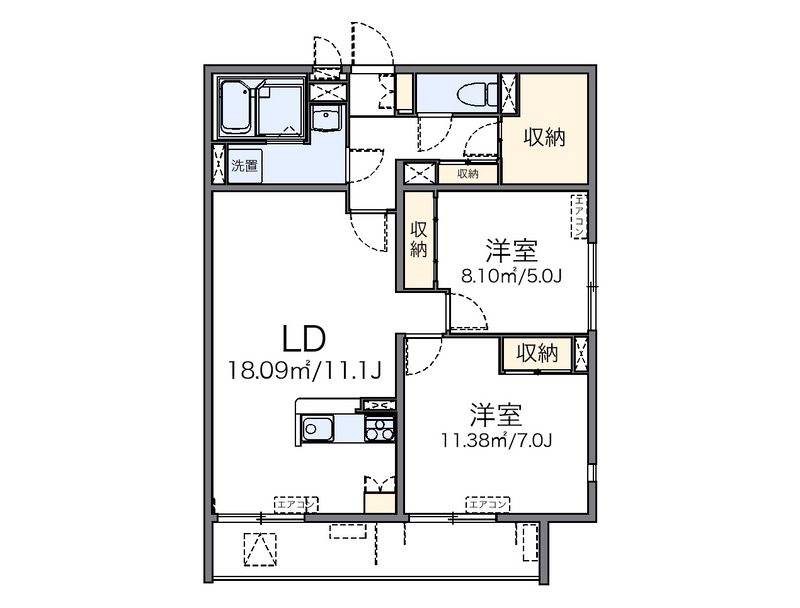 レオネクスト和 間取図