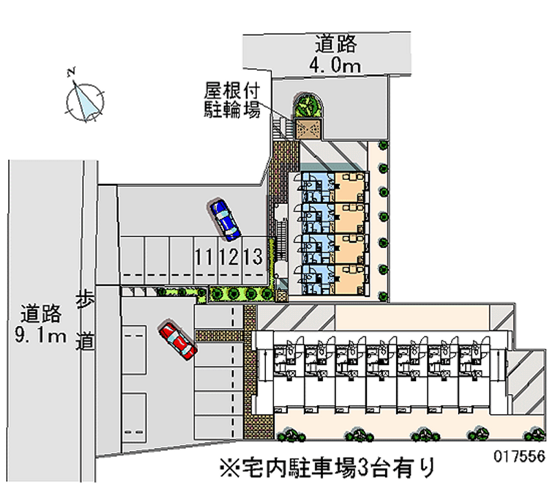 レオパレスラ・ポール 月極駐車場