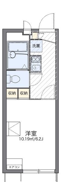 レオパレスメルシー新和Ⅱ 間取り図