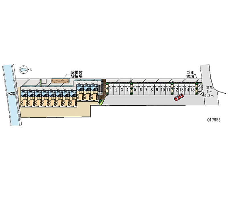 17853 Monthly parking lot